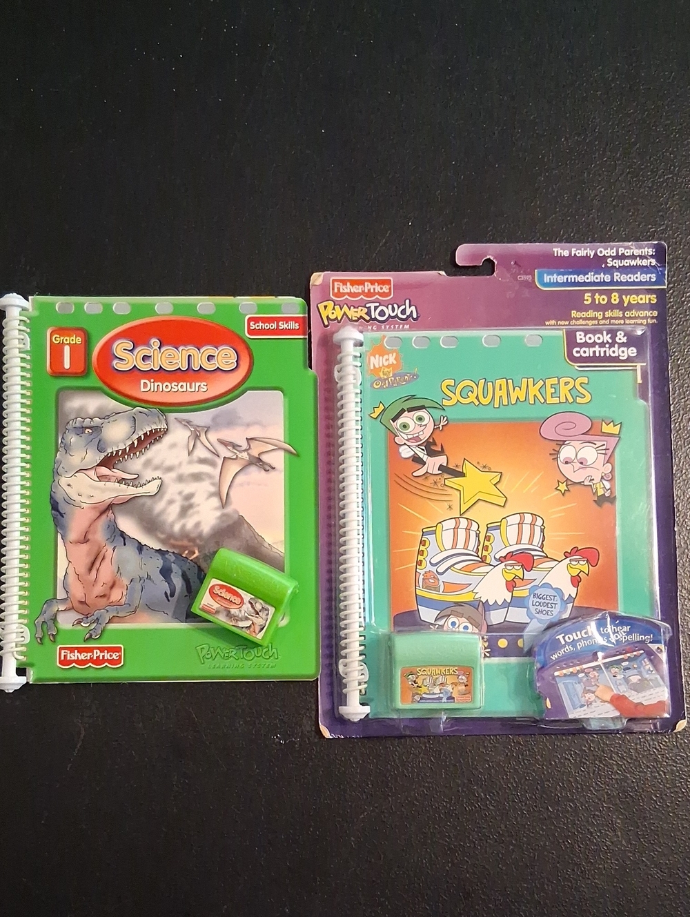 Fisher-Price Power Touch Science Dinosaurs & Squawkers Interactive Book Set